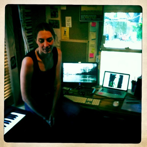 Photo taken by Eugene Kunze, 2011, in Christi's studio.